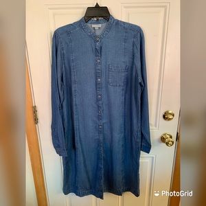 J.Jill Denim Shirt Dress